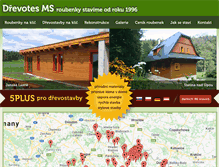 Tablet Screenshot of drevotes.cz
